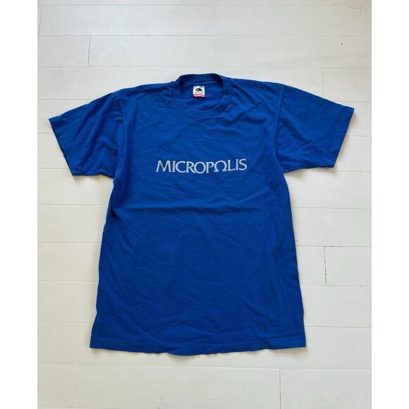 Fruit of the Loom Other - Vintage 90s Single Stitch Micropolis T-Shirt L